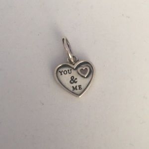 Authentic Pandora 'You & Me' Charm